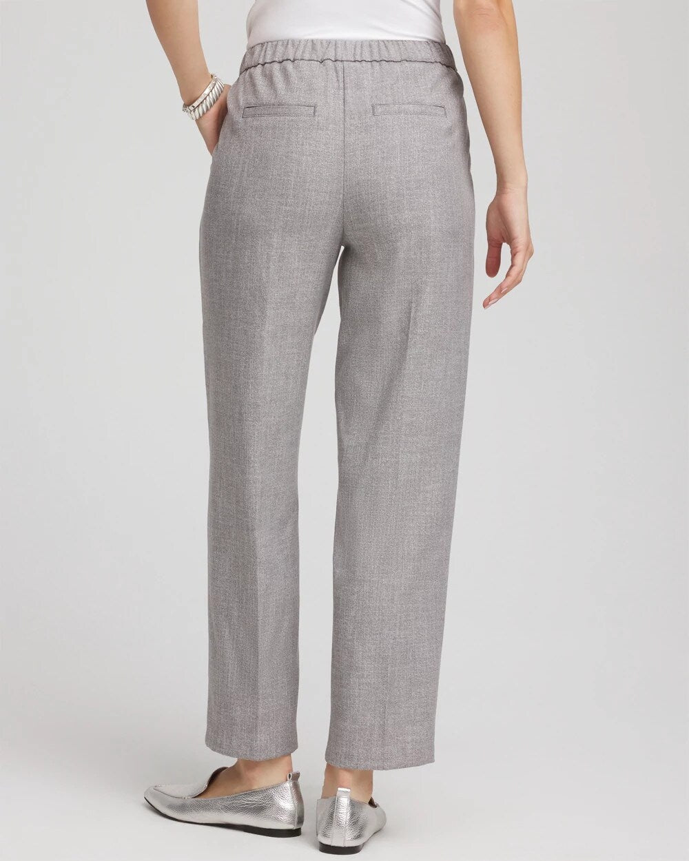 Shimmer Straight Tapered Ankle Pants - Chico's