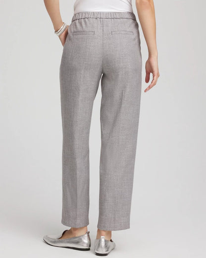 Shimmer Straight Tapered Ankle Pants - Chico's