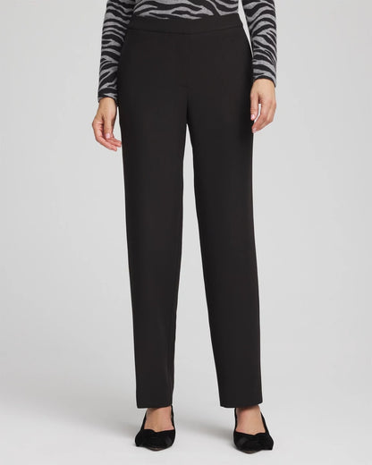 Textured Straight Tapered Ankle Pants - Chico's