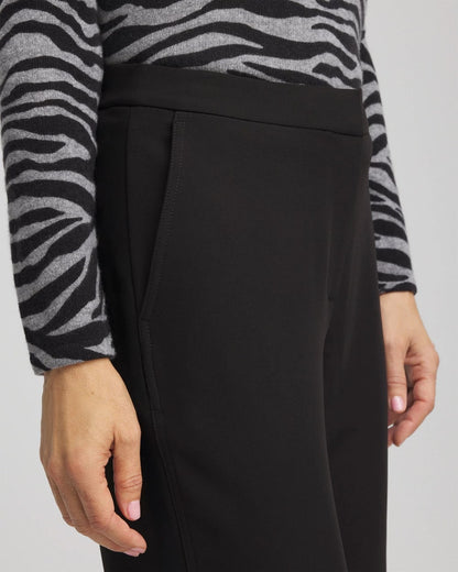 Textured Straight Tapered Ankle Pants - Chico's