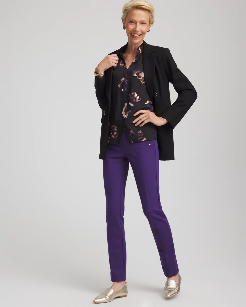 Juliet Slim Trim Detail Ankle Pants - Chico's