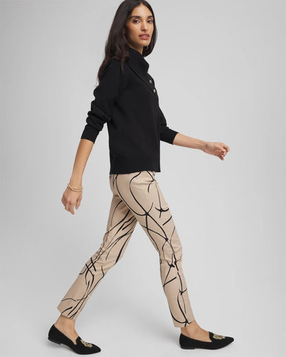 Brigitte™ Golden Leaf  Slim Ankle Pants - Chico's