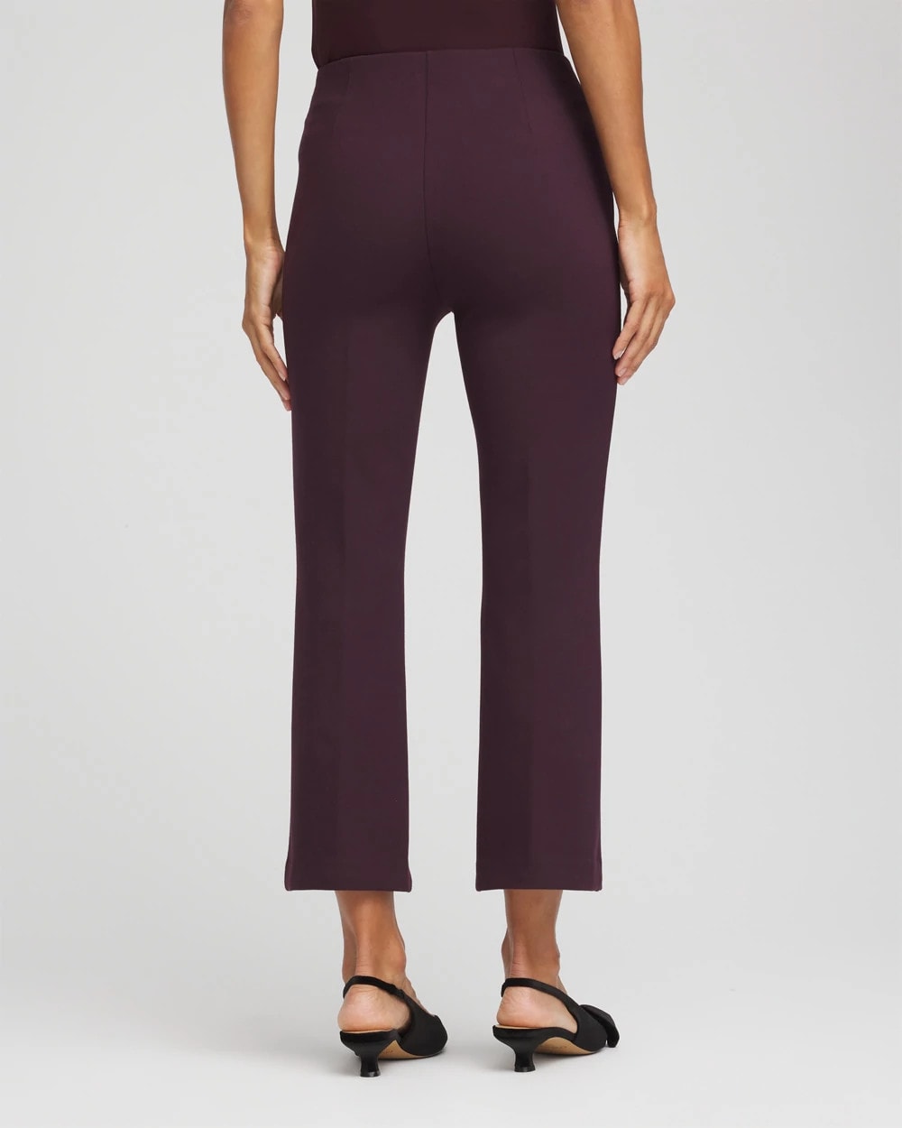 Juliet Feathered Flared Cropped Pants - Chico's