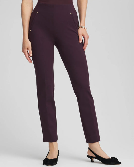 Juliet Slim Trim Detail Ankle Pants - Chico's
