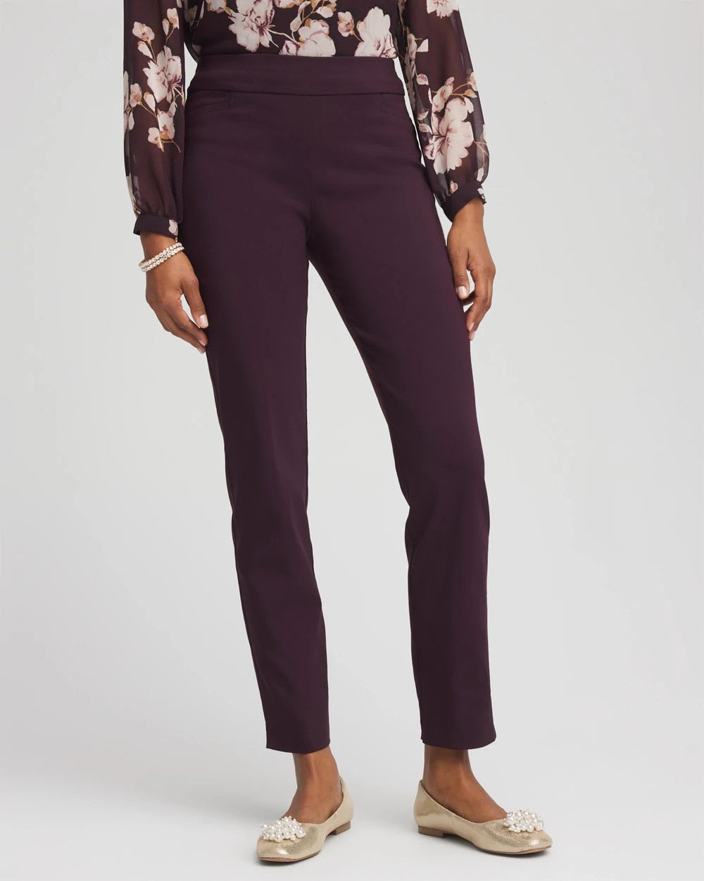 Brigitte™ Slim Pull-On Ankle Pants - Chico's