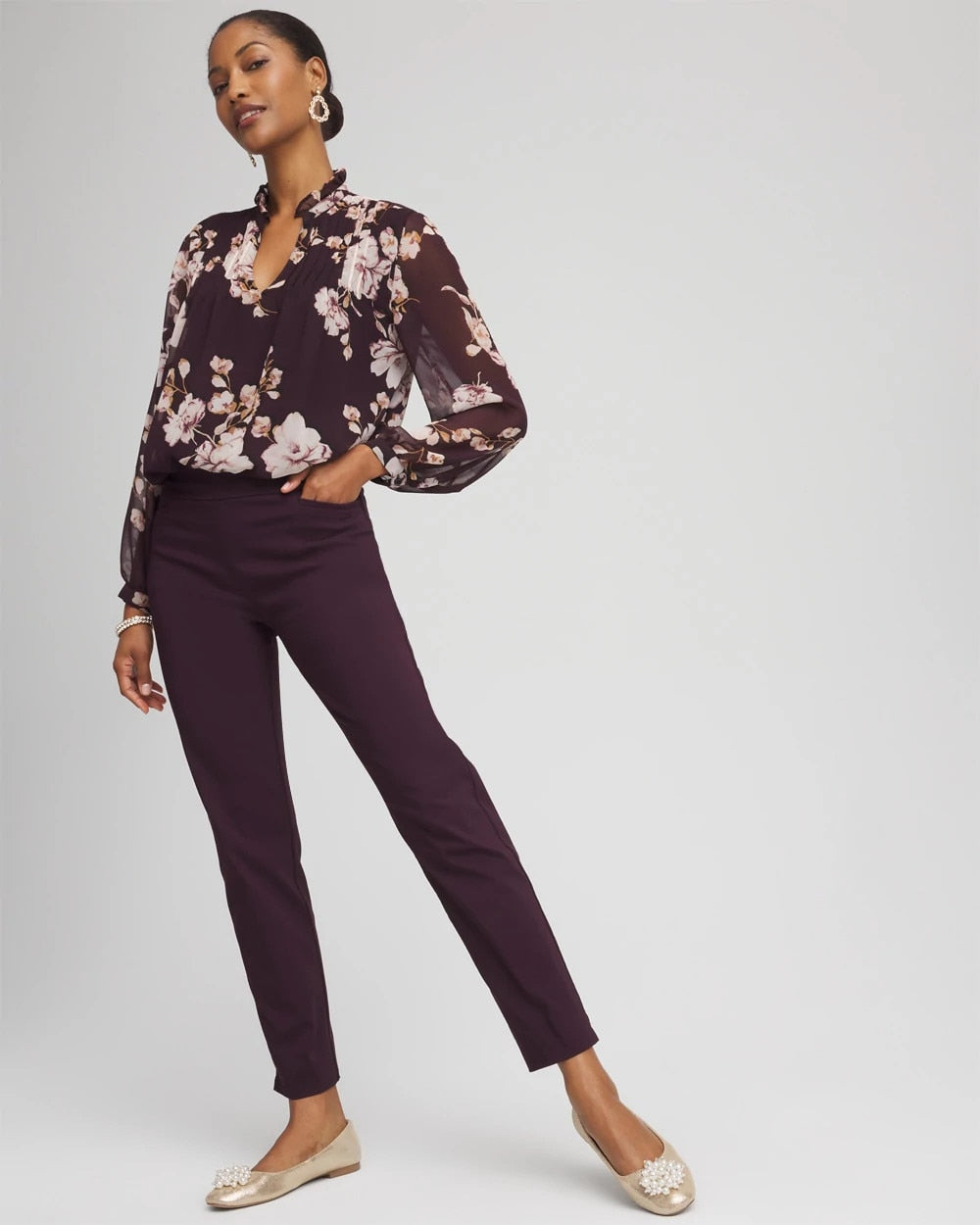 Brigitte™ Slim Pull-On Ankle Pants - Chico's