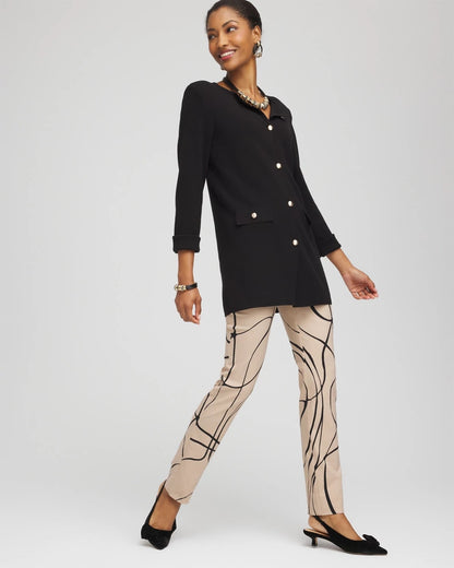 Brigitte™ Golden Leaf Slim Full-Length Pants - Chico's