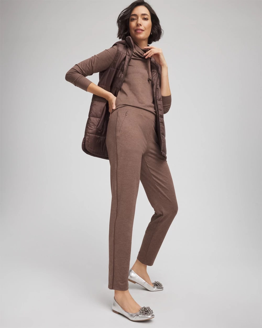 Zenergy® Cloud Satin Trim Pants - Chico's