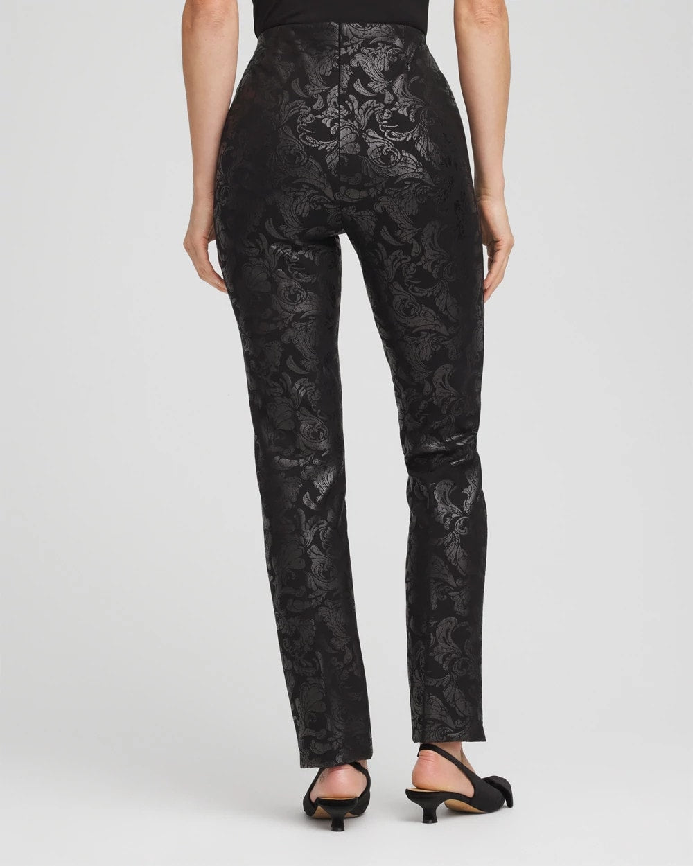 Juliet Foiled Slim Ponte Pants - Chico's