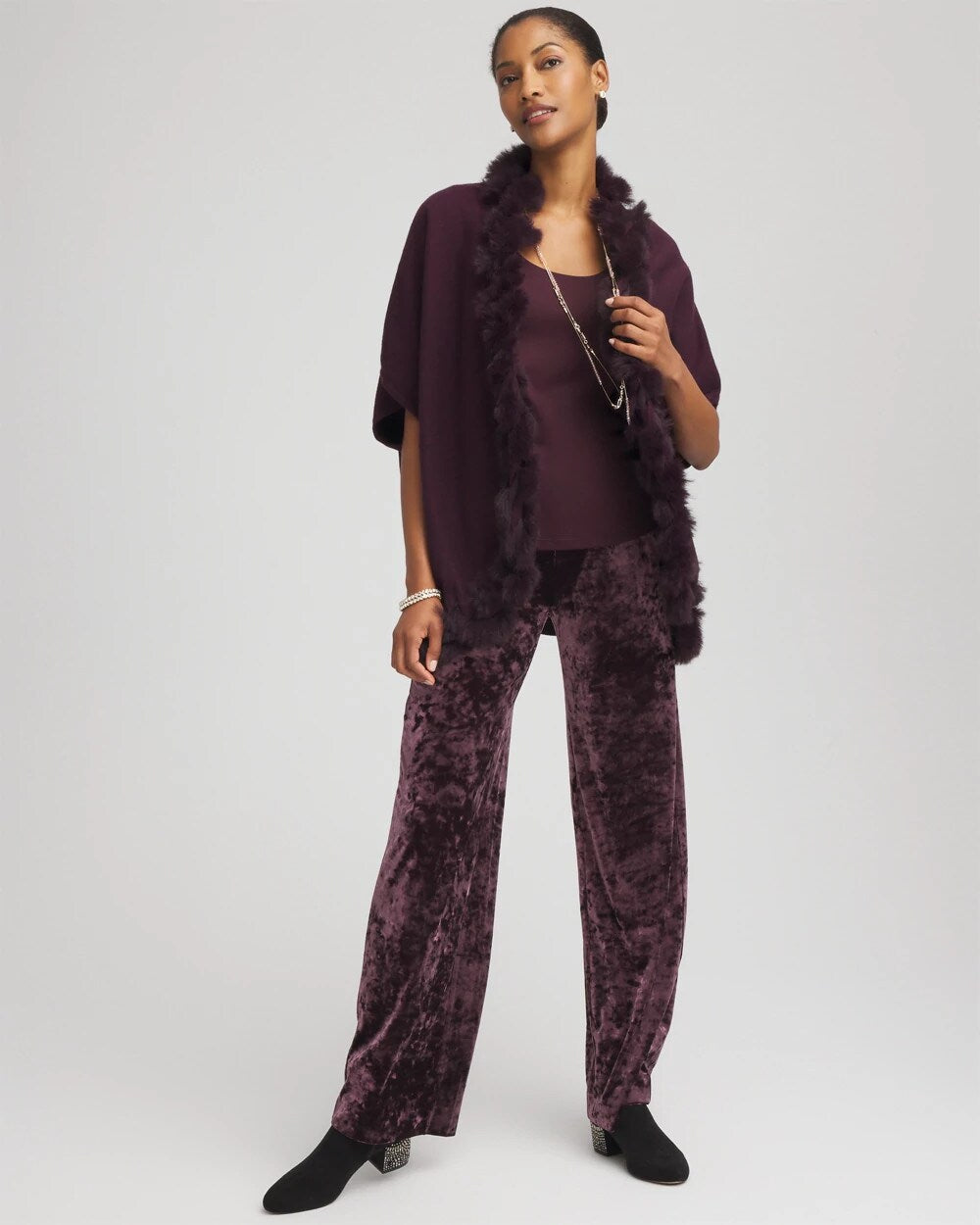 Crushed Velvet Wide-Leg Pants - Chico's