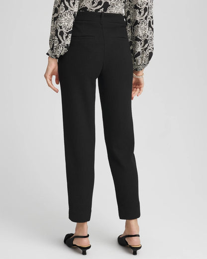Matelassé Slim Tapered Ankle Pants - Chico's