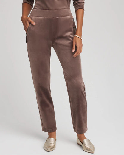 Zenergy® Velour Tapered Ankle Pants - Chico's