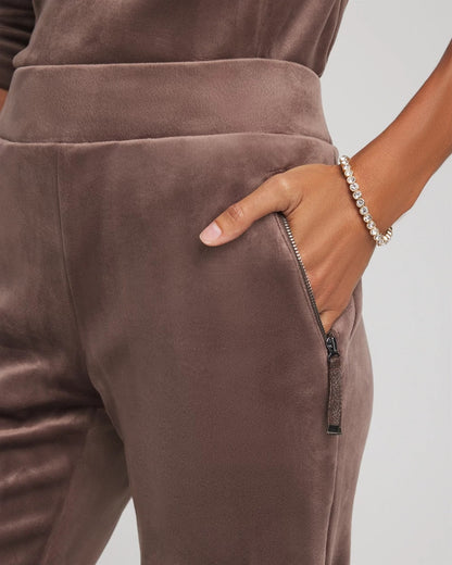 Zenergy® Velour Tapered Ankle Pants - Chico's