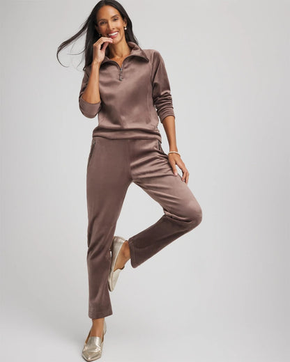 Zenergy® Velour Tapered Ankle Pants - Chico's