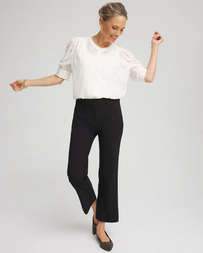 Emme Cropped Flared Pants - Chico's