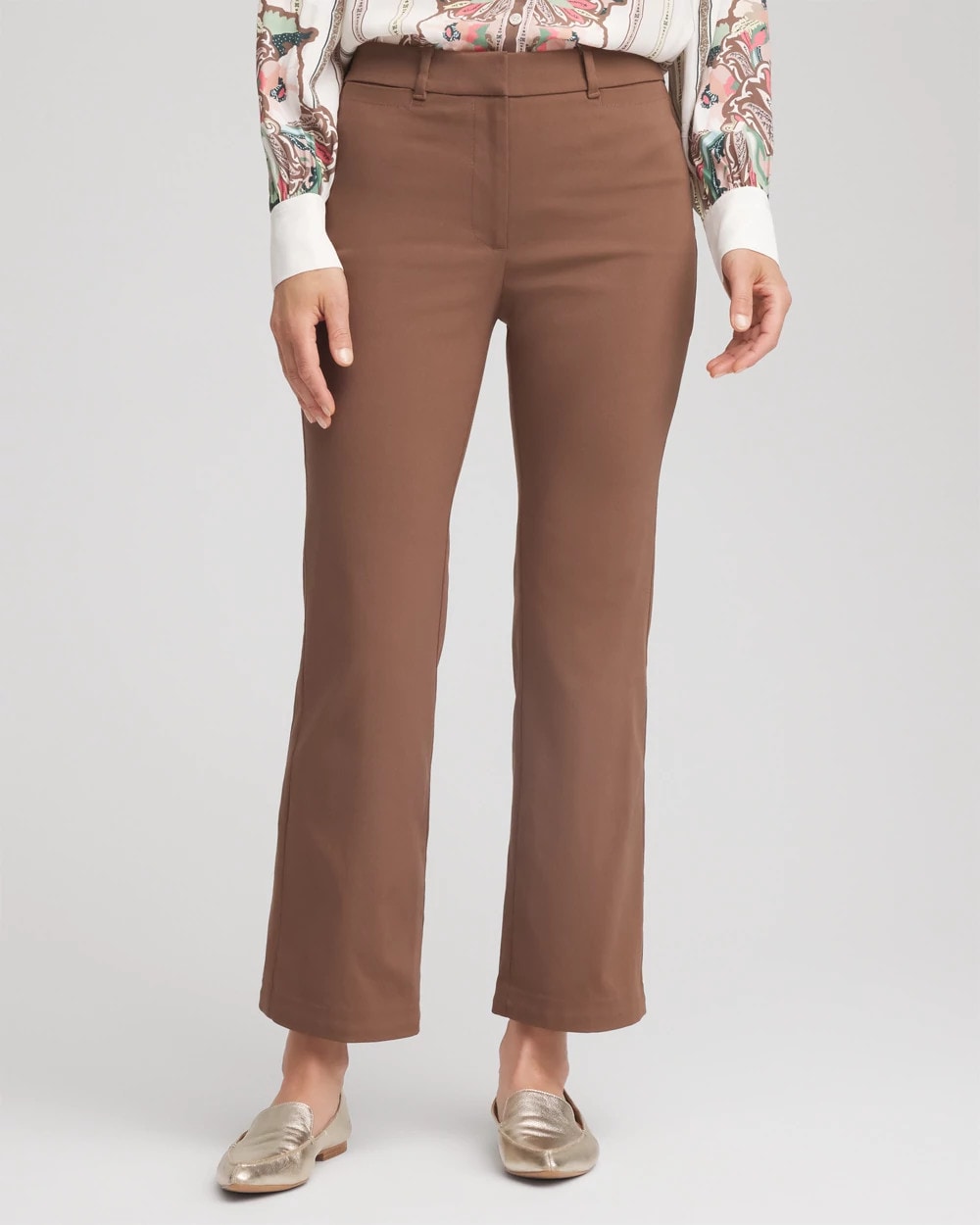 Emme Cropped Flared Pants - Chico's