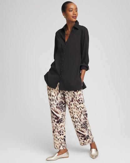 Bengal Marks Crepe Pull-On Ankle Pants - Chico's