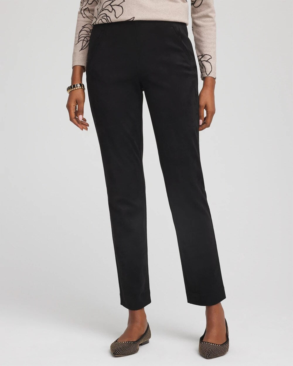 Faux Suede Juliet Slim Ankle Pants - Chico's