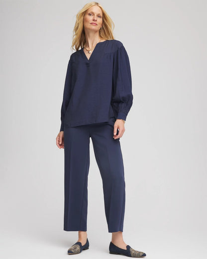 Stretch Crepe Tapered Ankle Pants - Chico's