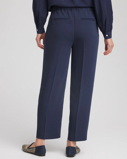 Stretch Crepe Tapered Ankle Pants - Chico's
