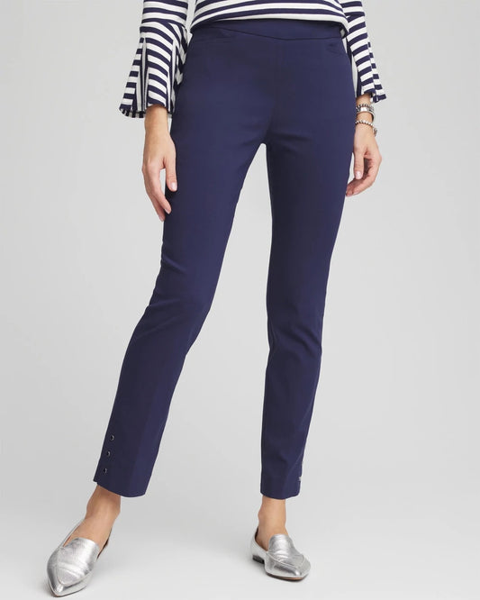 Brigitte™ Pull-On Slim Rivet Ankle Pants - Chico's