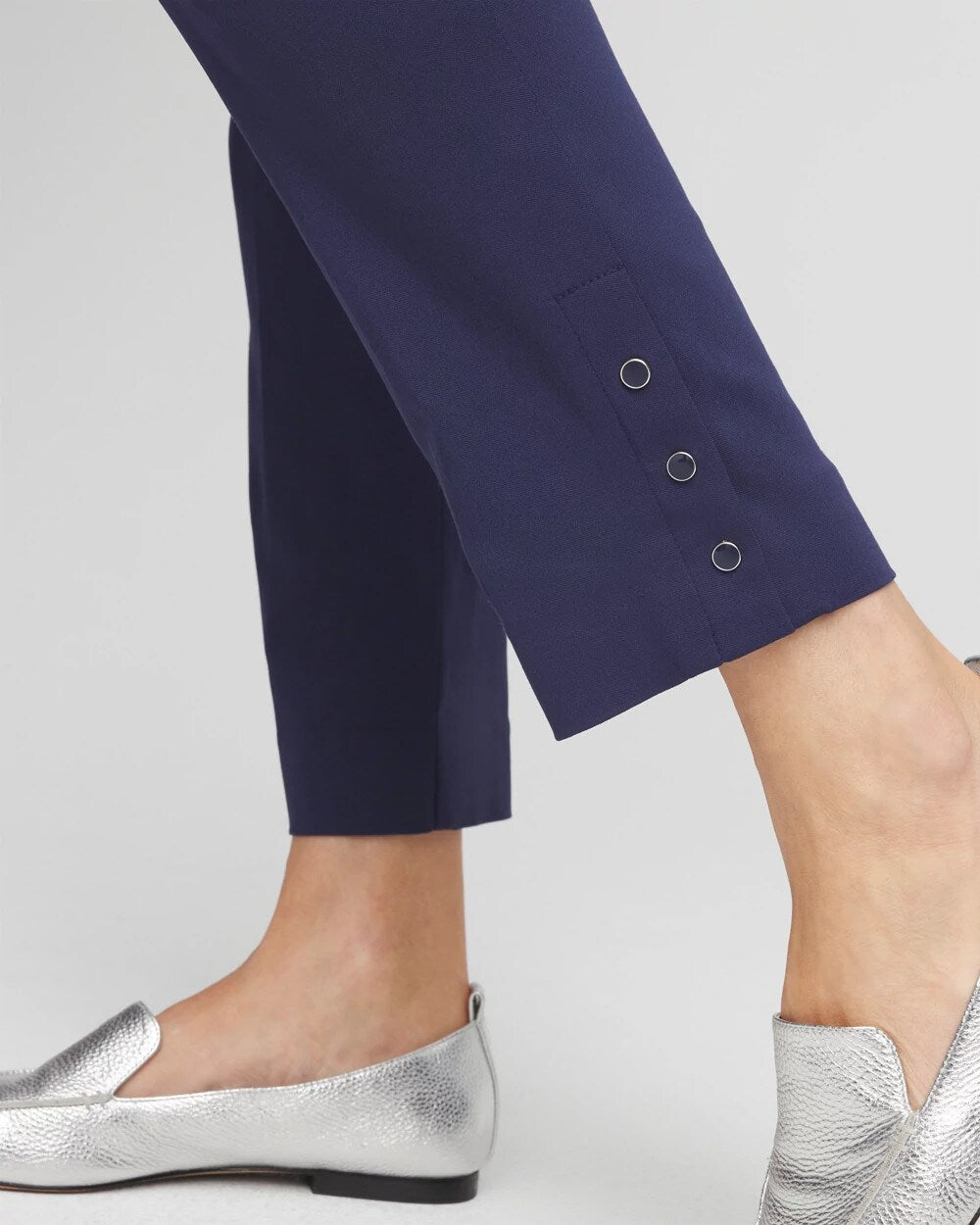 Brigitte™ Pull-On Slim Rivet Ankle Pants - Chico's