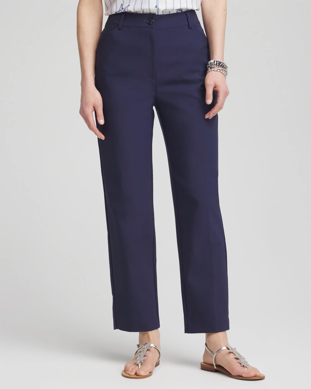 Fly Front Ankle Pants - Chico's