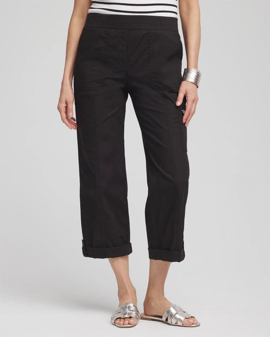 Poplin Cropped Pants - Chico's
