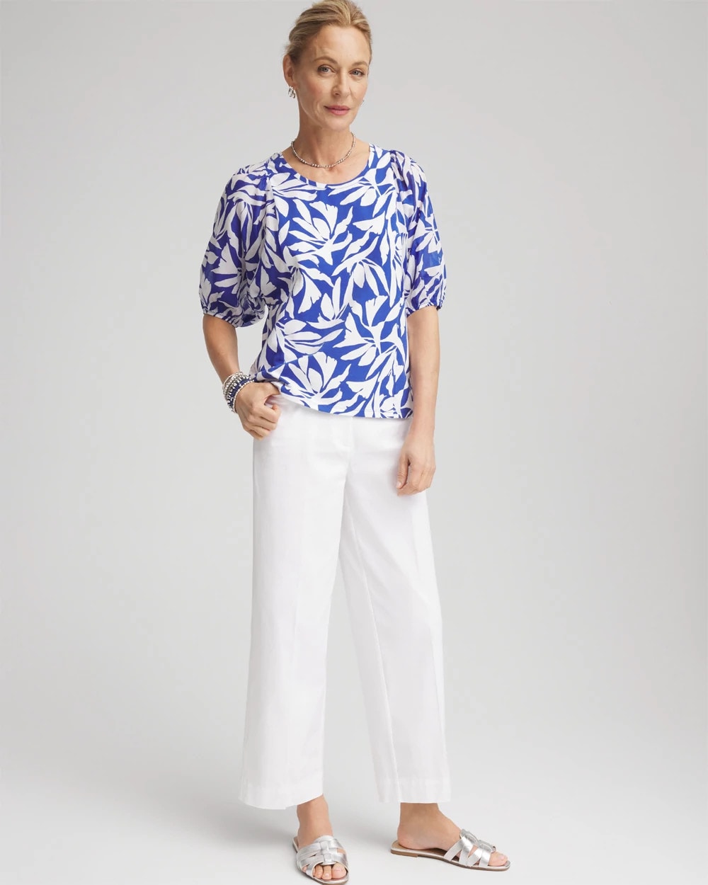 Lightweight Relaxed Straight Cropped Pants - Chico's