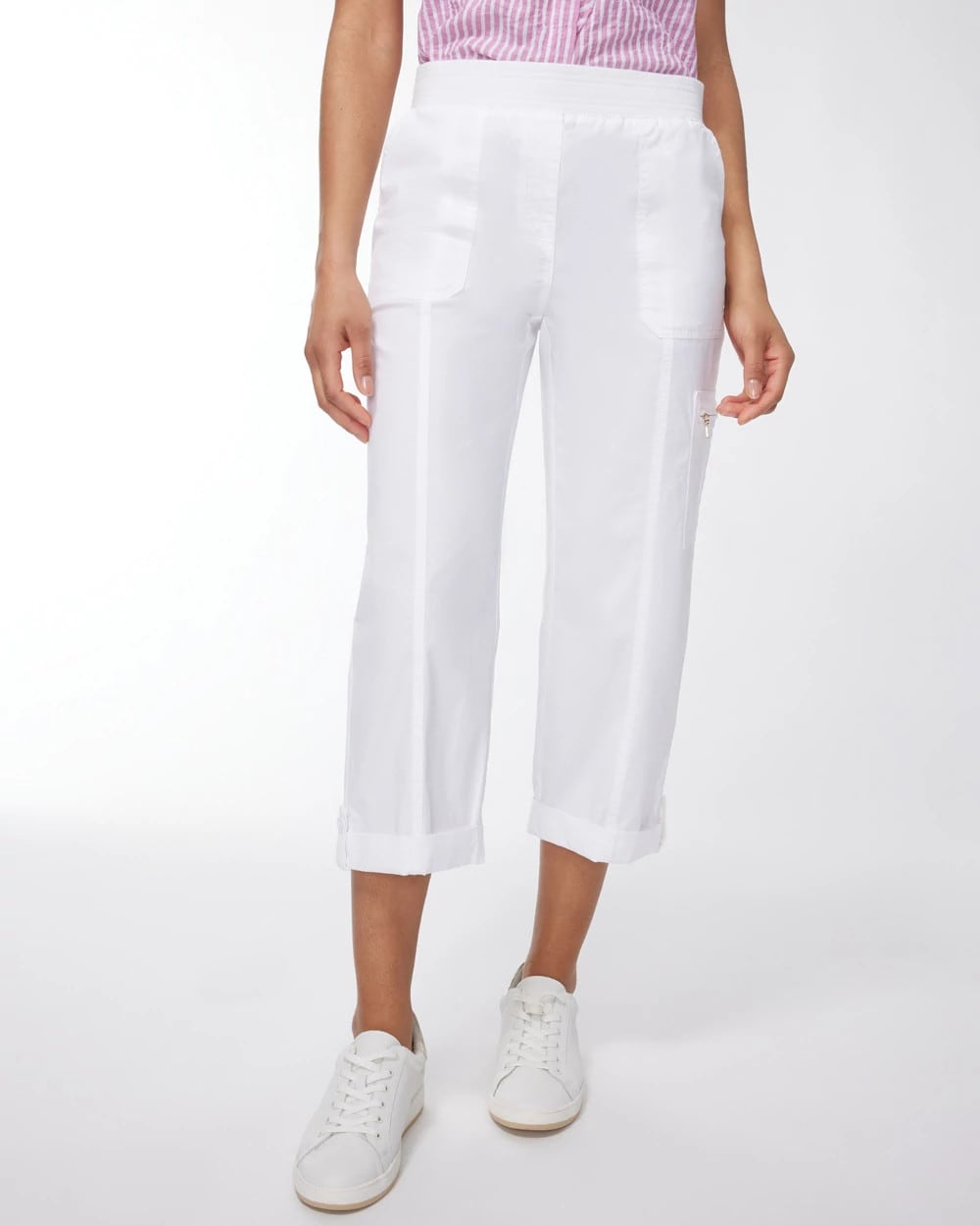Poplin Cropped Pants - Chico's