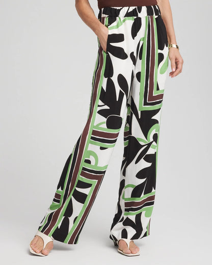 Printed Silky Soft Pants - Chico's