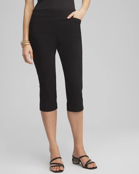 Brigitte™ Rivet Pull-On Capri Pants - Chico's