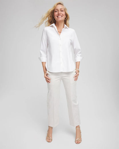 Emme Striped Sailor Straight Crops - Chico's