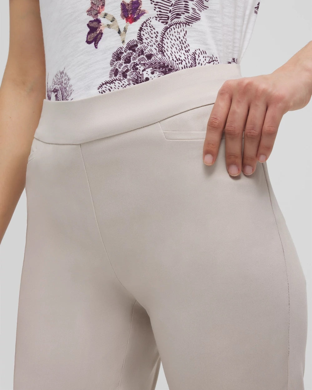 Brigitte™ Pull-On Slim Cropped Pants - Chico's