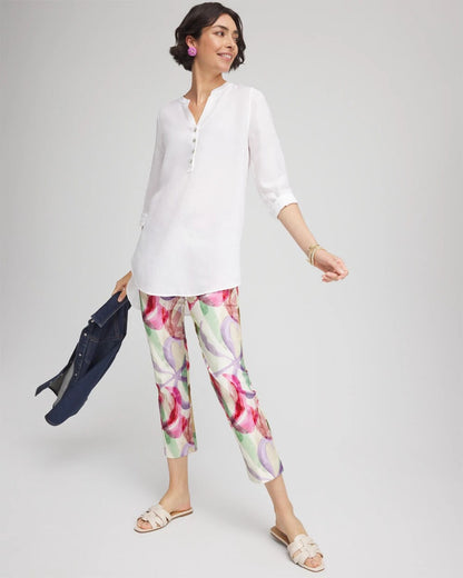 Brigitte™ Slub Slim Cropped Pants - Chico's