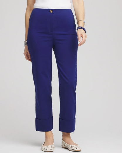 Stretch Sateen Cropped Pants - Chico's