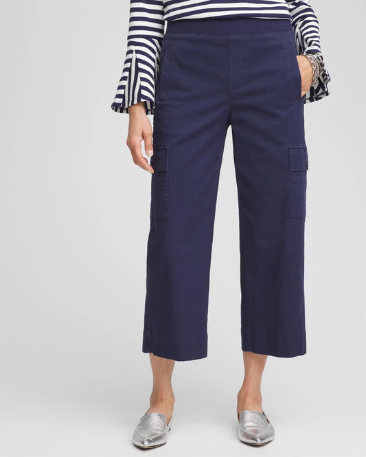 Cargo Straight Leg Cropped Pants - Chico's