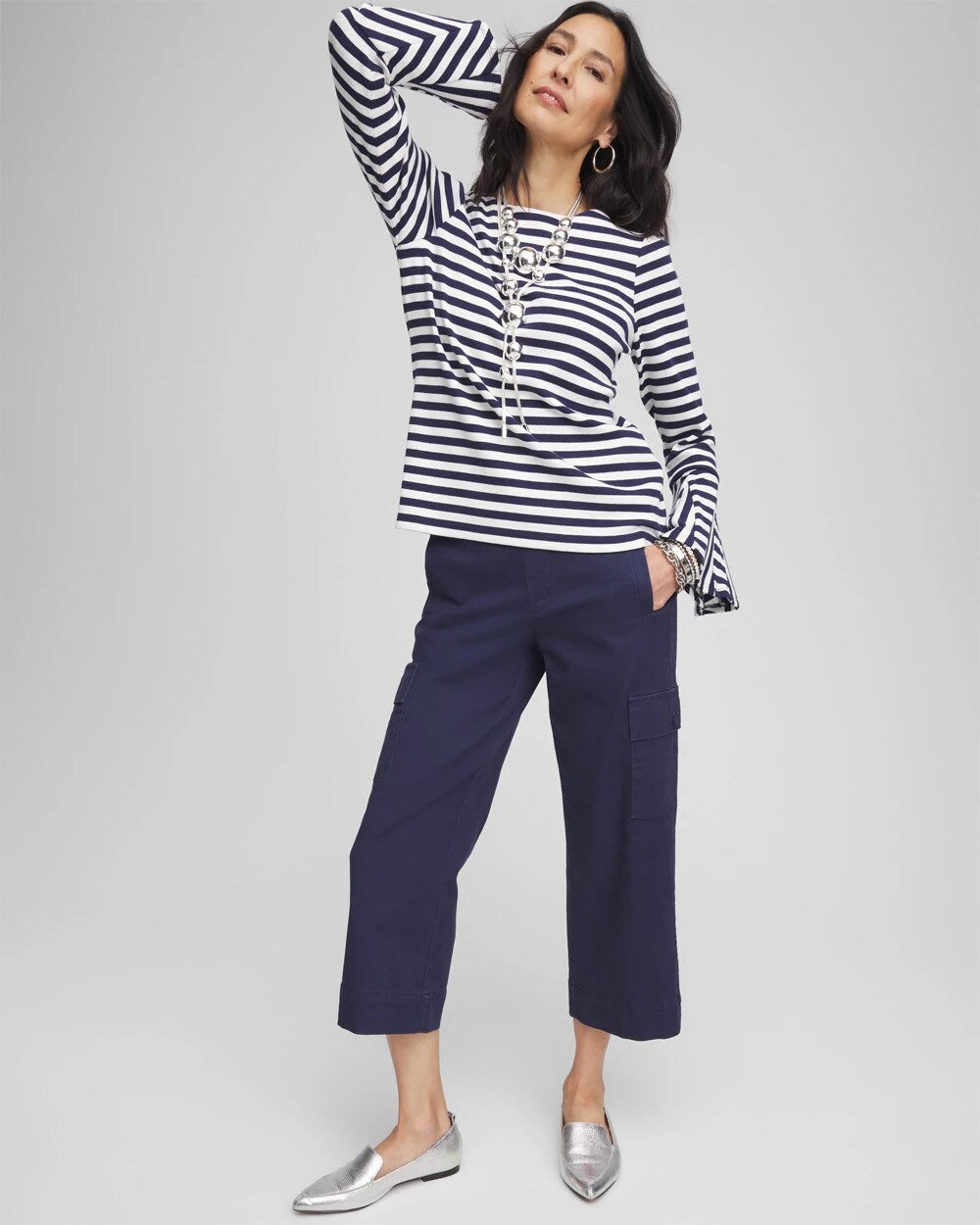 Cargo Straight Leg Cropped Pants - Chico's