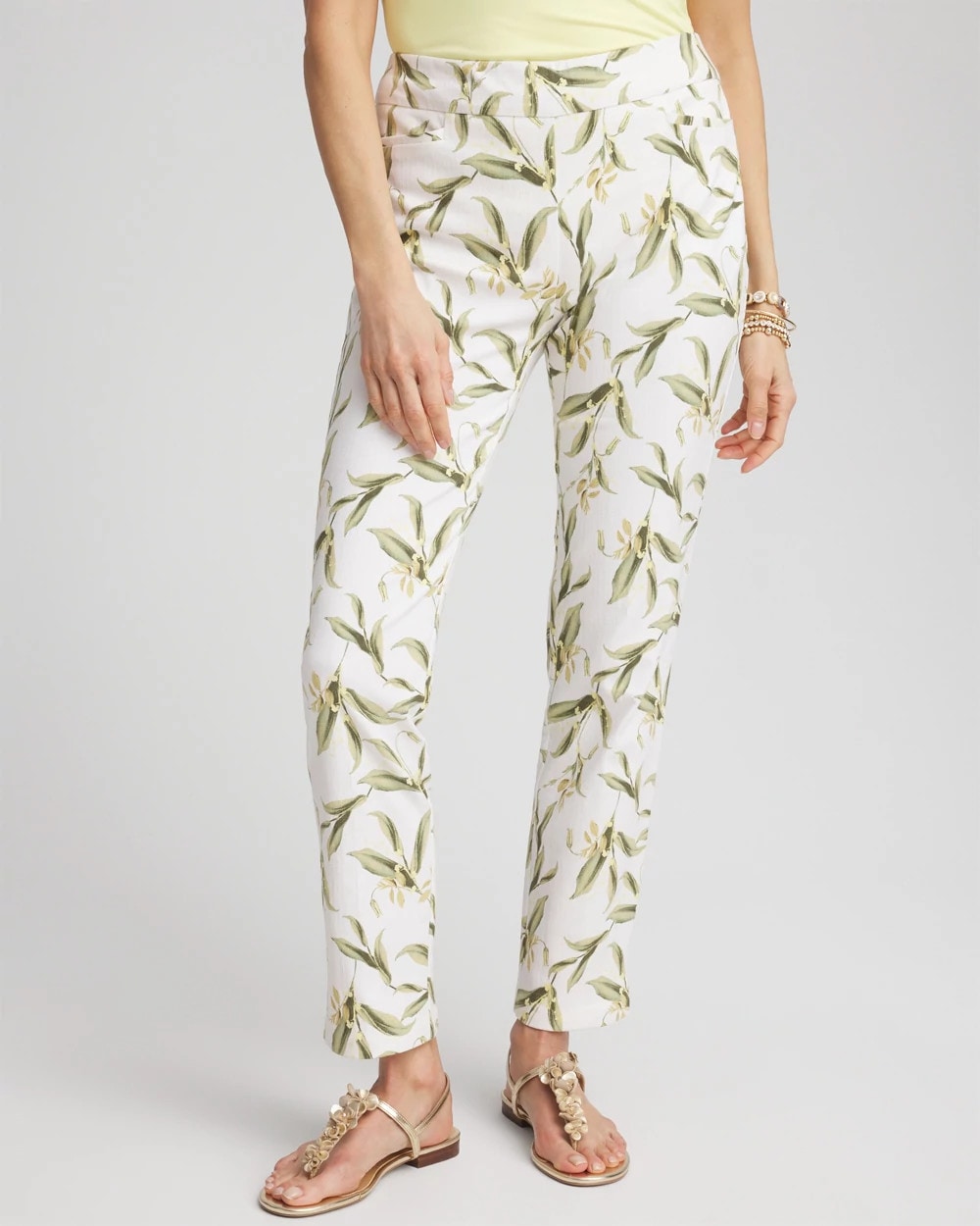 Brigitte™ Slub Slim Ankle Pants - Chico's