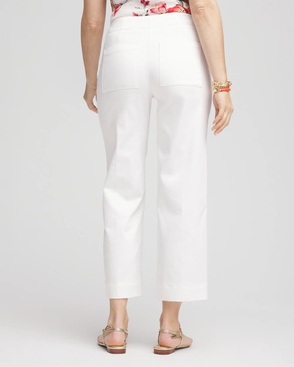 Sateen Cutout Cropped Pants - Chico's