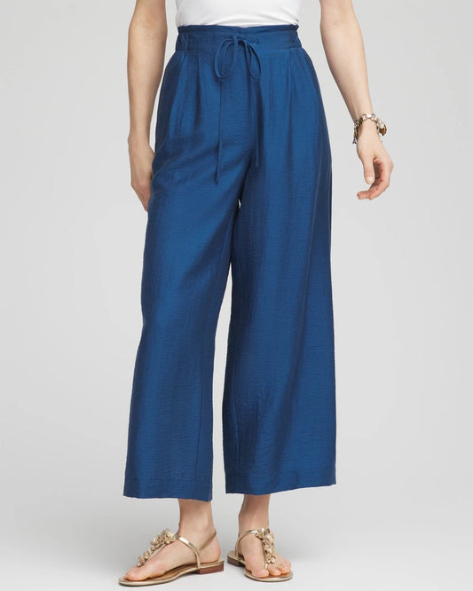 Lightweight Wide Leg Cropped Pants - Chico's