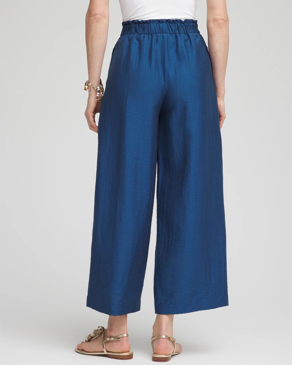 Lightweight Wide Leg Cropped Pants - Chico's