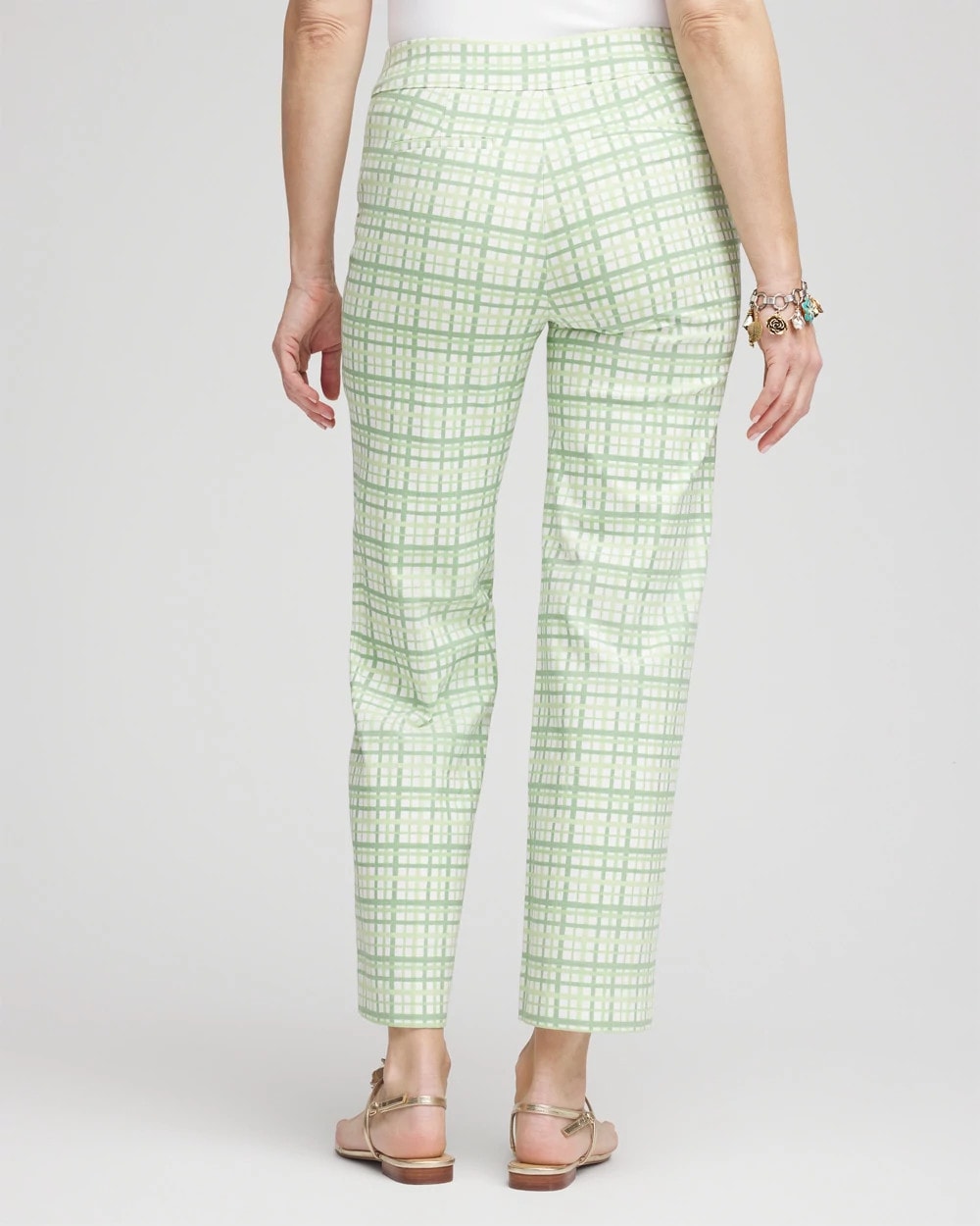 Brigitte™ Wide Leg Plaid Cropped Pants - Chico's