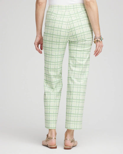 Brigitte™ Wide Leg Plaid Cropped Pants - Chico's