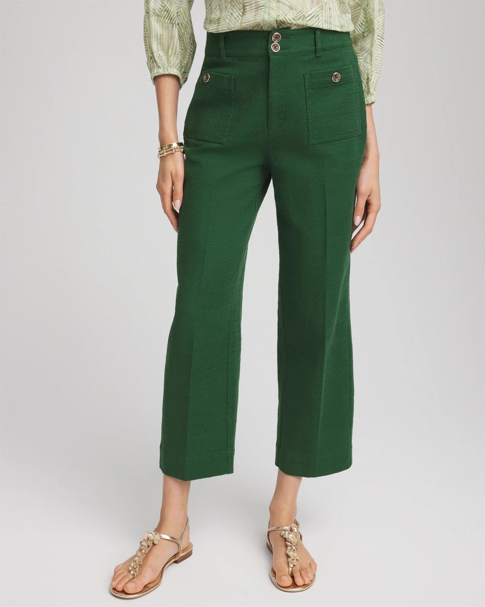 Cropped Straight-Leg Pants - Chico's
