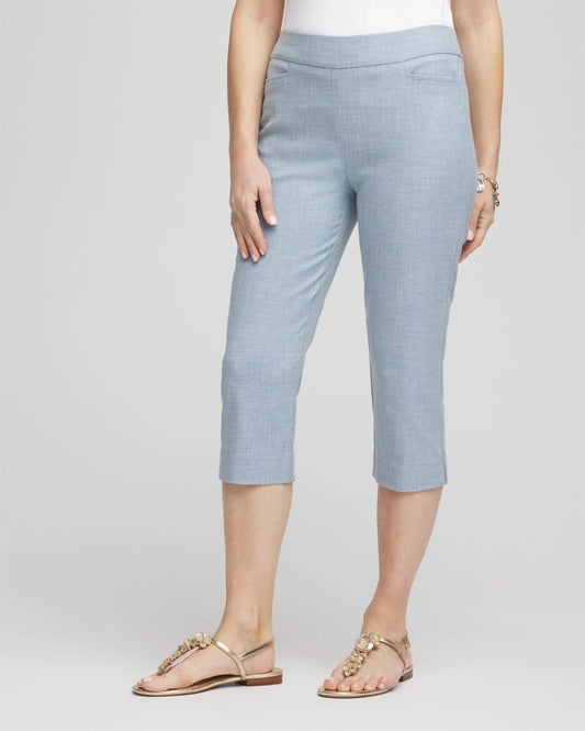 Brigitte™ Cross Dye Capri Pants - Chico's