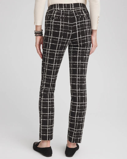 Brigitte Plaid Slim Ankle Pants - Chico's