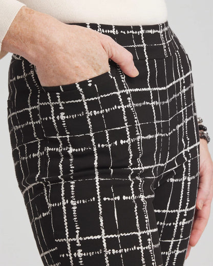 Brigitte Plaid Slim Ankle Pants - Chico's