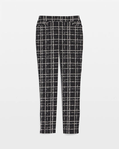 Brigitte Plaid Slim Ankle Pants - Chico's