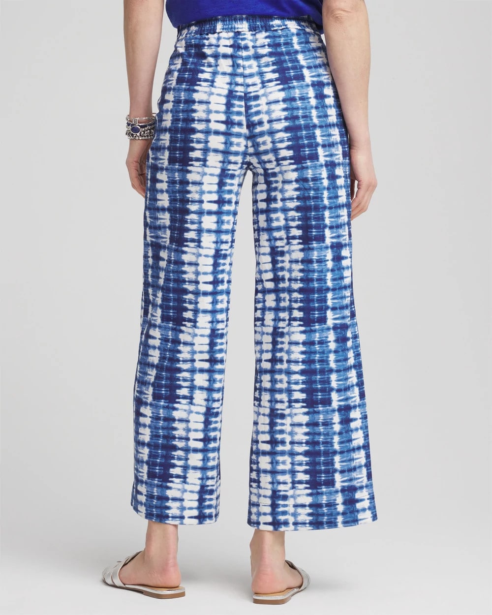 Tie-Dye Linen Cropped Pants - Chico's